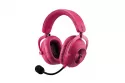 Auriculares Logitech PRO X3 LIGHTSPEED inalámbricos Bluetooth USB gaming rosas