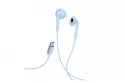 Auriculares TnB ESTYPEC2BL con cable USB-C, micrófono y control de volumen azules