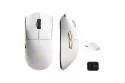 Ratón MCHOSE K7 Ultra Wireless Gaming 42000 DPI Blanco Oro RGB