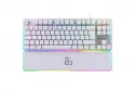 Newskill Gungnyr TKL Pro Ivory Teclado Optomec&aacute;nico Gaming RGB Switches Gateron Red Intercambiables
