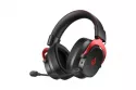 Auriculares gaming QCY H8GM Tri-Mode inalámbricos Bluetooth, rojo y negro