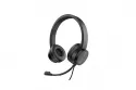 Auriculares Vultech HS-03 con cable USB-A para oficina y llamadas, negros