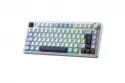 Teclado Aula F75 Gaming Mec&aacute;nico 75% Inal&aacute;mbrico RGB LEOBOG Reaper Glacier Blue