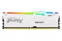 Kingston Fury Beast RGB 32GB DDR5 6000MHz CL30 Expo Blanca - Memoria RAM