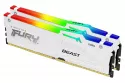 Kingston Fury Beast RGB 32GB (2x16GB) DDR5 6000MHz CL30 Expo Blanca - Memoria RAM
