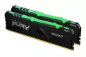 Kingston Kit 32GB (2 x 16GB) DDR4 3600MHz FURY Beast RGB 1R CL18