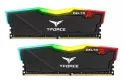 Team Group Kit 16GB (2 x 8GB) DDR4 3600MHz Delta RGB Negro CL18