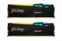 Kingston Fury Beast RGB 32GB (2x16GB) DDR5 6800MHz CL34 Expo - Memoria RAM