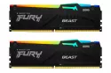 Kingston Fury Beast RGB 32GB (2x16GB) DDR5 6400MHz CL32 - Memoria RAM