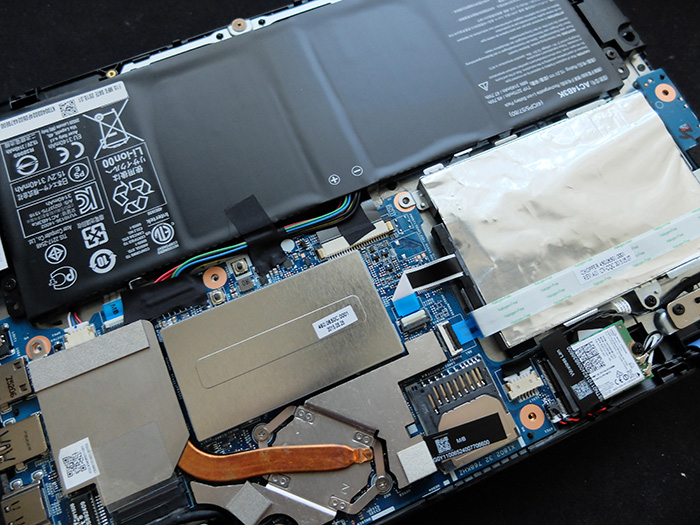 Acer r3 131t замена ssd