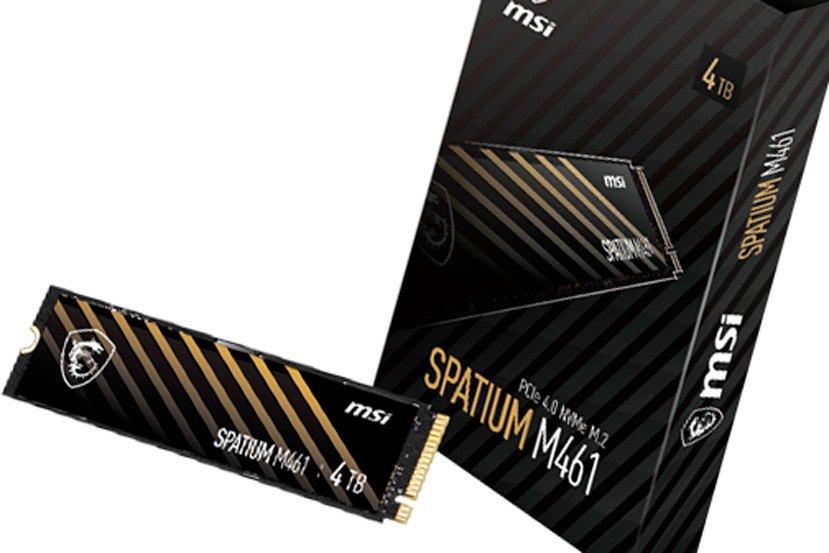 MSI Announces the Spatium M461, M453 and M451 PCIe 4.0 NVMe SSDs