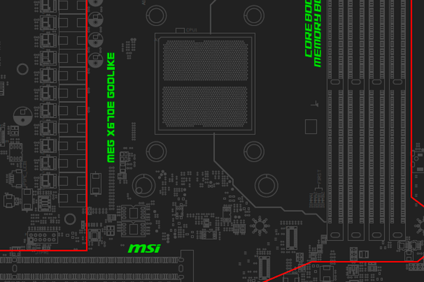 Trapelato il layout PCB MSI MEG X670E GODLIKE per AMD Ryzen serie 7000