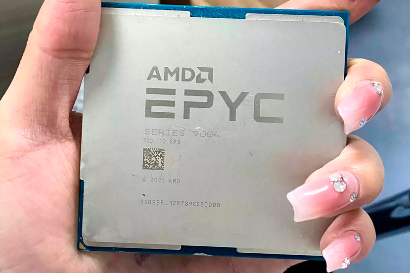 Visto a la venta un AMD EPYC Genoa-X con  MB de caché total en el  mercado chino de segunda mano - Noticia