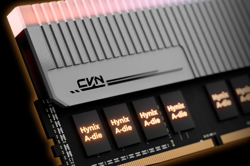 NUOVA memoria COLORATA CVN ICICLE DDR5 6600MHz progettata per overclocker e giocatori