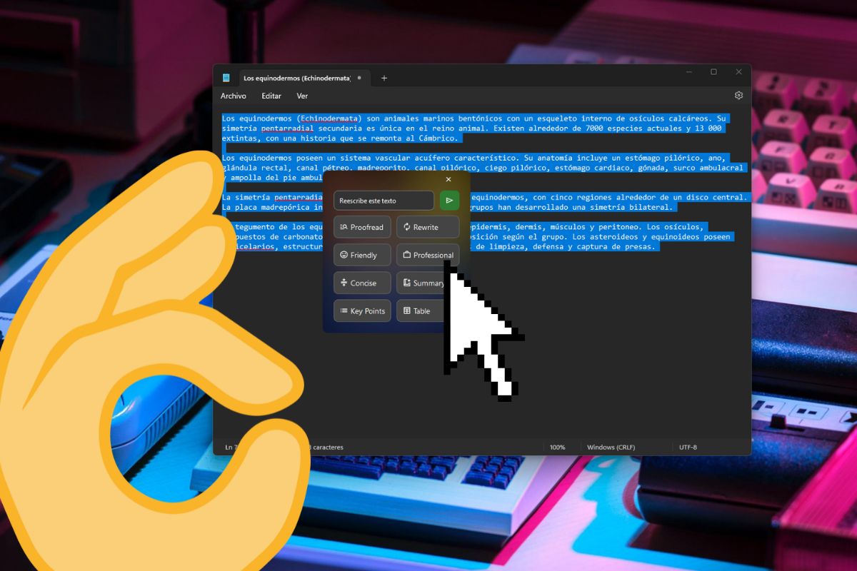 Cómo usar la IA para ayudar a redactar textos en Windows 11
