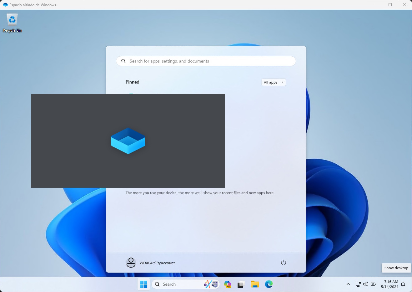 Como usar Windows Sandbox en Windows 10/11 para probar cosas sin riesgos