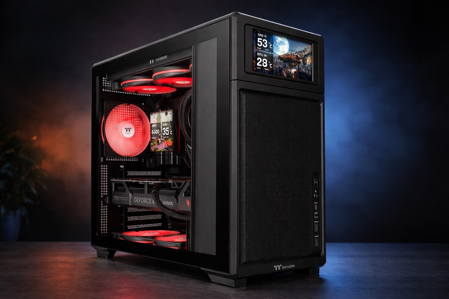 Thermaltake TR300: una caja ATX que mueve la fuente al frontal para ganar espacio donde más importa