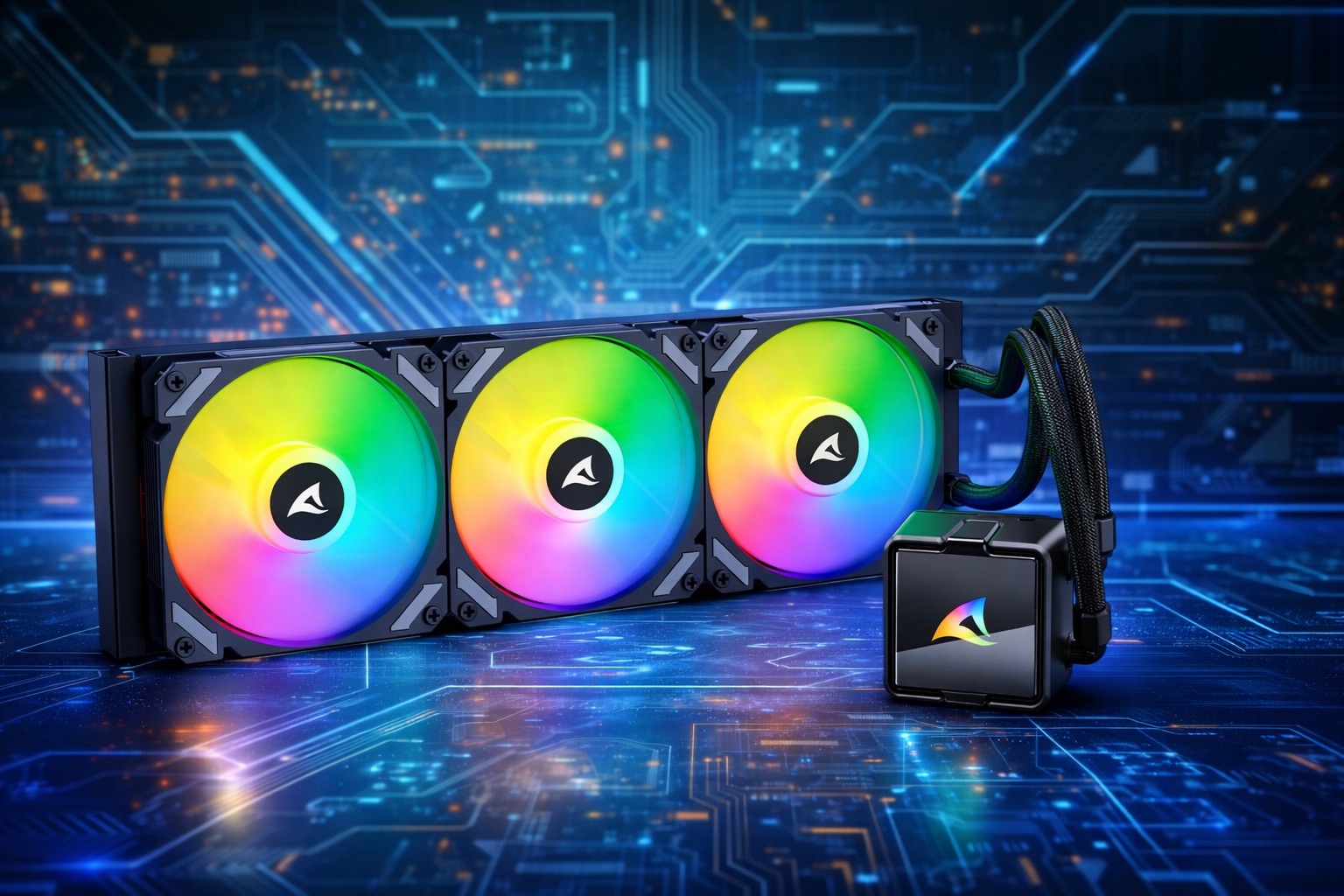 Sharkoon se mete de lleno en la AIO con las S40, S50 ARGB y S60 ARGB para atacar la gama media desde varios frentes