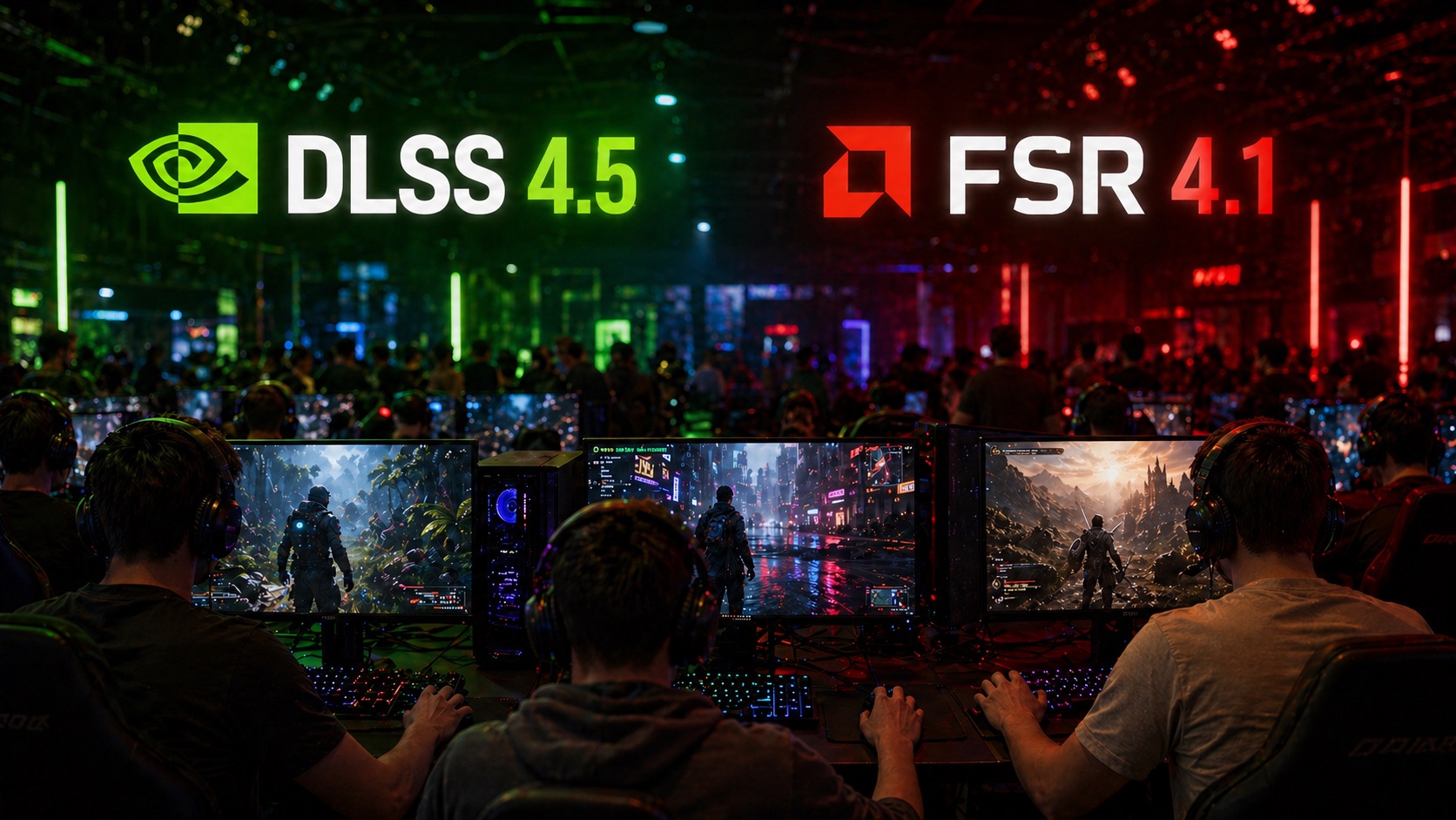 Un macrotest con casi 7.000 participantes confirma que los jugadores prefieren DLSS 4.5 de NVIDIA frente a FSR 4.1 de AMD y el renderizado nativo