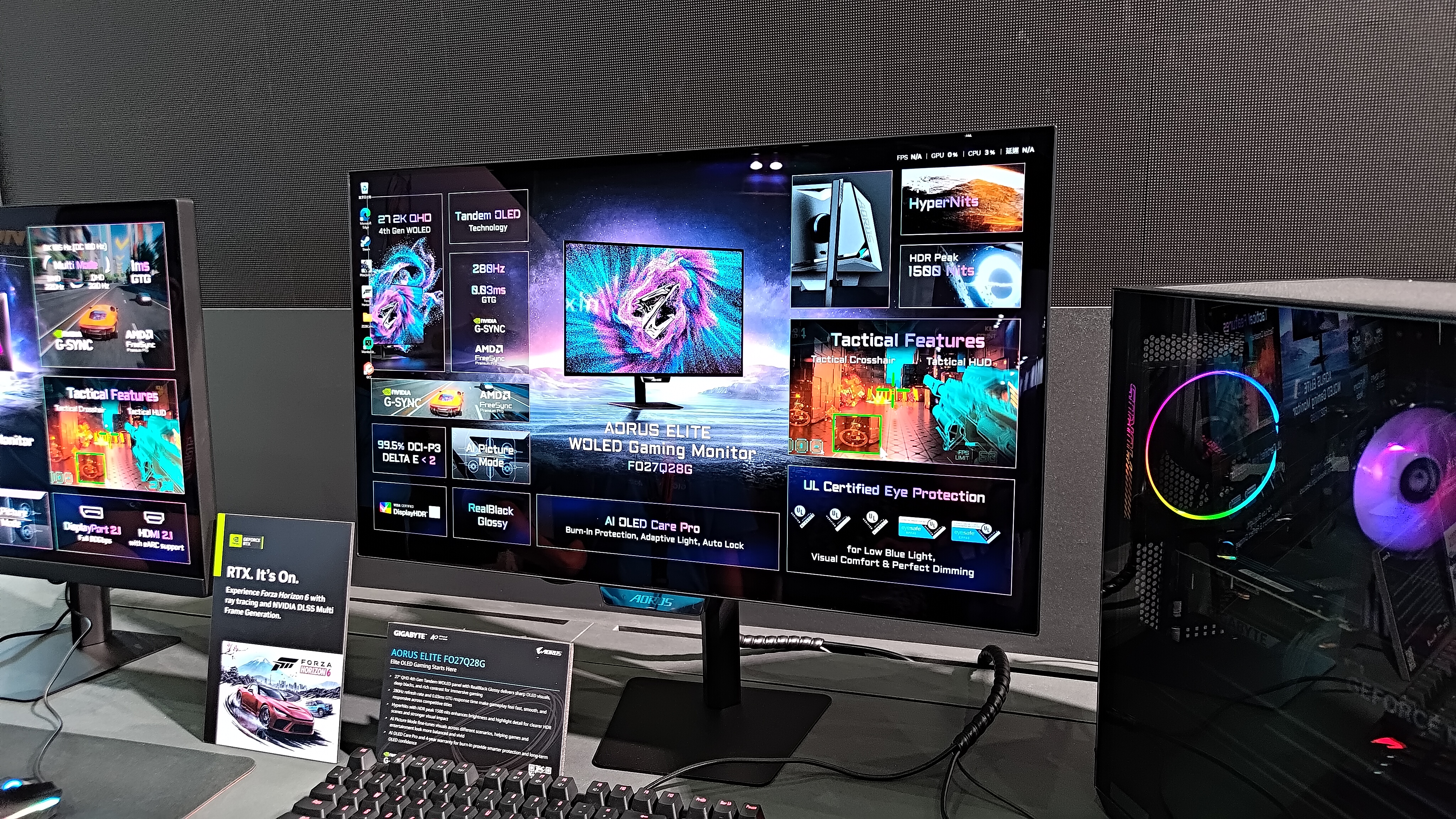 GIGABYTE lleva al Computex 2026 sus nuevos monitores AORUS ELITE con OLED de cuarta generación y un 27 pulgadas 5K Mini LED