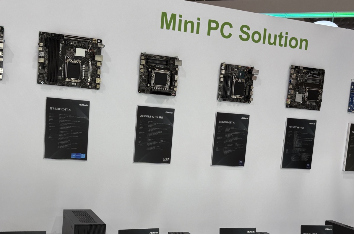 Así es el mini PC de menos de 5 litros con PCIe 5.0 x16 de ASRock que llega junto al Tiny H810 de 1,2 litros con Core Ultra