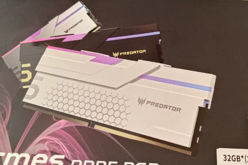 ACER Predator Hermes DDR5 RGB: Hasta 8.000 MHz de velocidad a 1,45 V