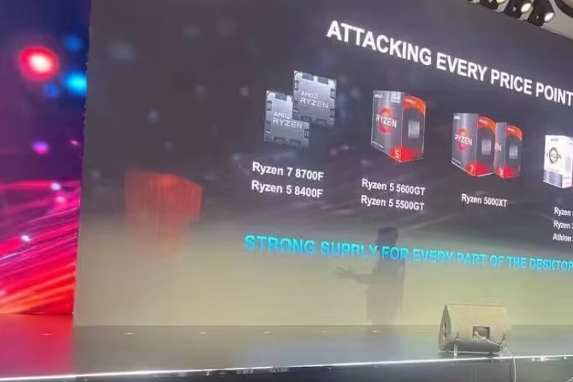 AMD lanzará los Ryzen 7 8700F y Ryzen 5 8400F sin gráficos integrados