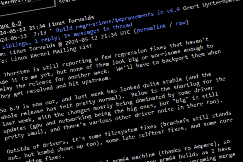 Linux 6.9 ya está desponible con hasta un 10% más de rendimiento en procesadores Intel Core Ultra "Meteor Lake"
