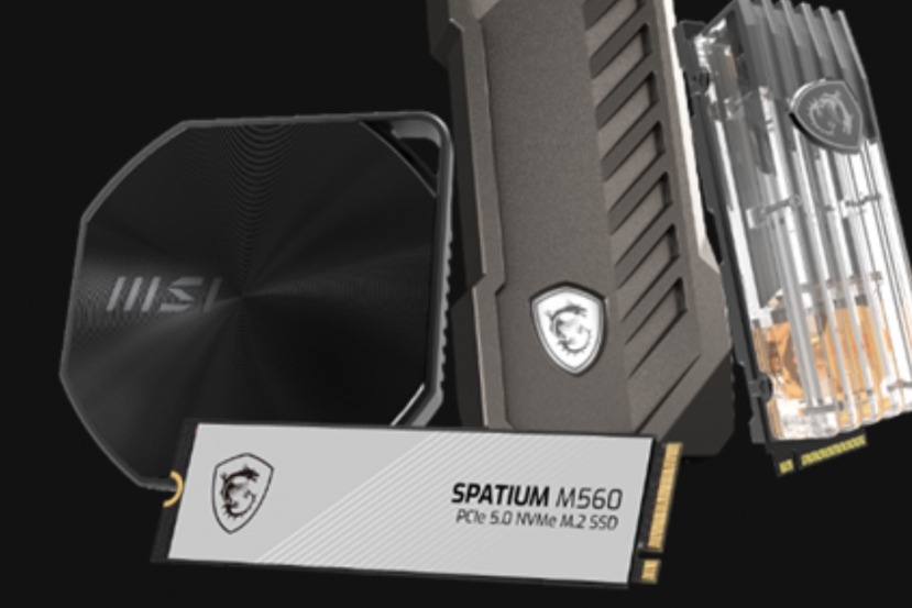 Los SSD MSI SPATIUM M560 llegarán en el Computex con PCIe 5.0 y hasta 10 GB/s