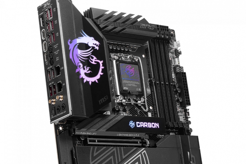 Aparecen fotos de la placa MSI MPG Z890 Carbon Wifi para los Intel Arrow Lake