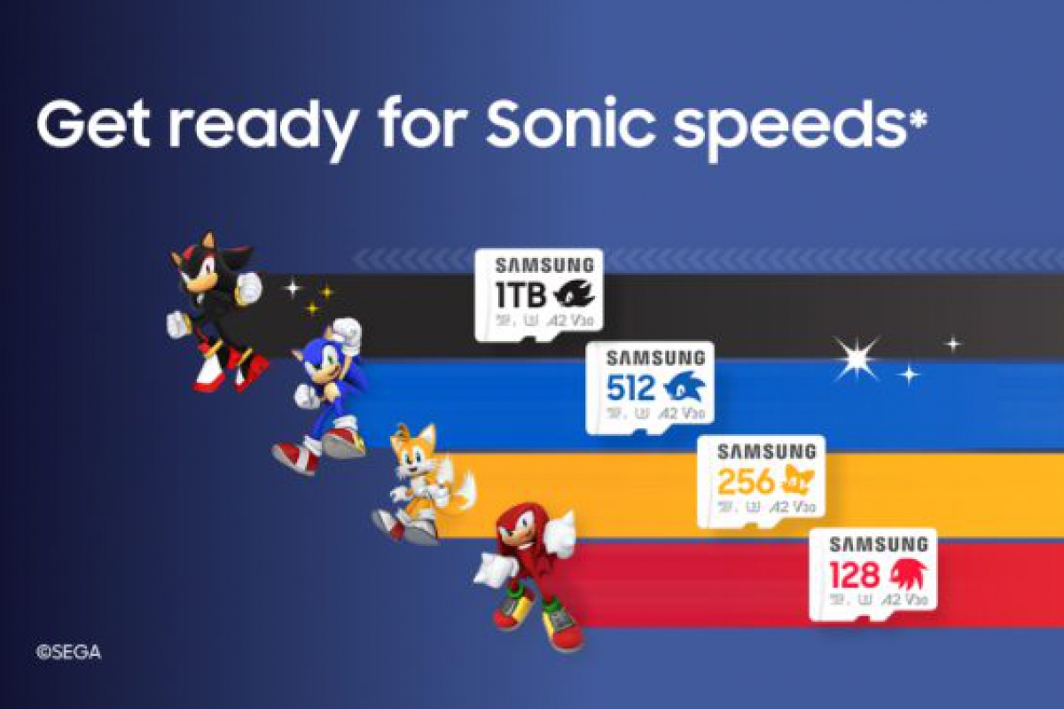 Samsung presenta las MicroSD Sonic The Hedgehog Pro PLUS con hasta 1 TB ...