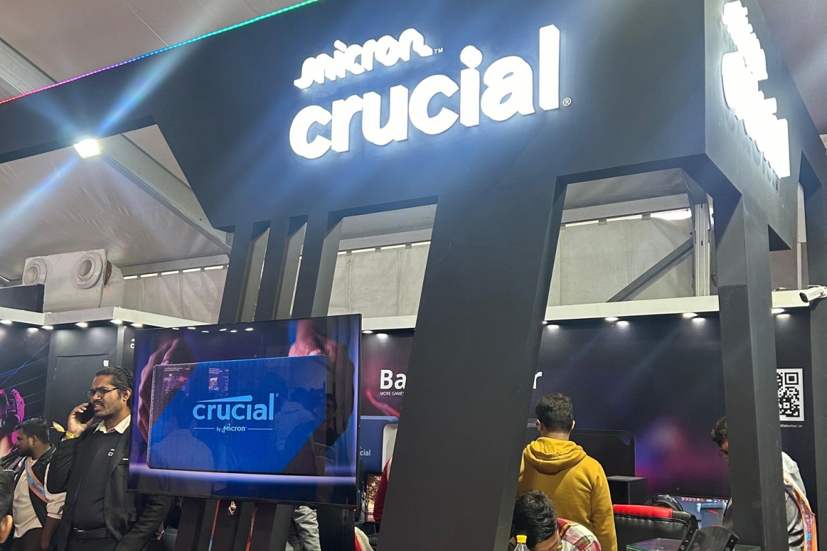 Los productos de Crucial se exponen en la Delhi Comic Con unas semanas antes de su desaparición
