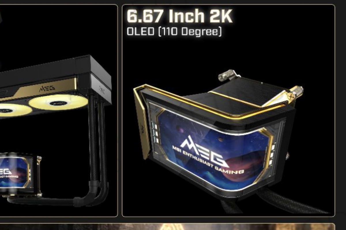 MSI MEG CORELIQUID E15 360: Refrigeración líquida con pantalla AMOLED curvada de 6,67 pulgadas
