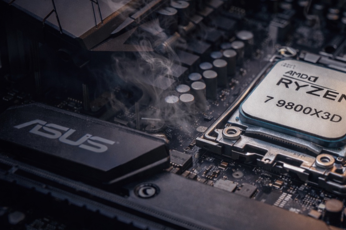 ASUS abre una revisión interna por los fallos reportados con placas base serie 800 y Ryzen 7 9800X3D, y pide actualizar BIOS