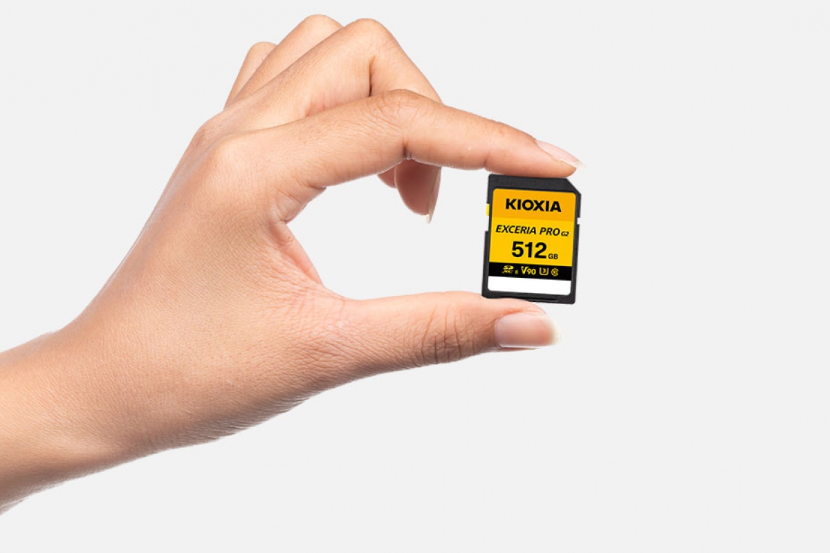 Kioxia presenta las SD UHS-II EXCERIA PRO G2 con hasta 310 MB/s de lectura y 512 GB de capacidad