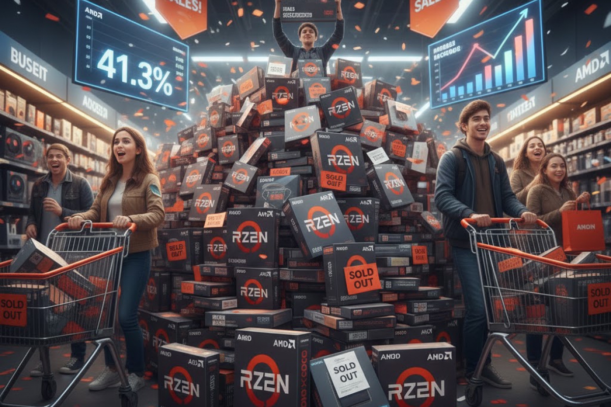 AMD supera por primera vez una cuota del 40% en ingresos de sus CPUs ...