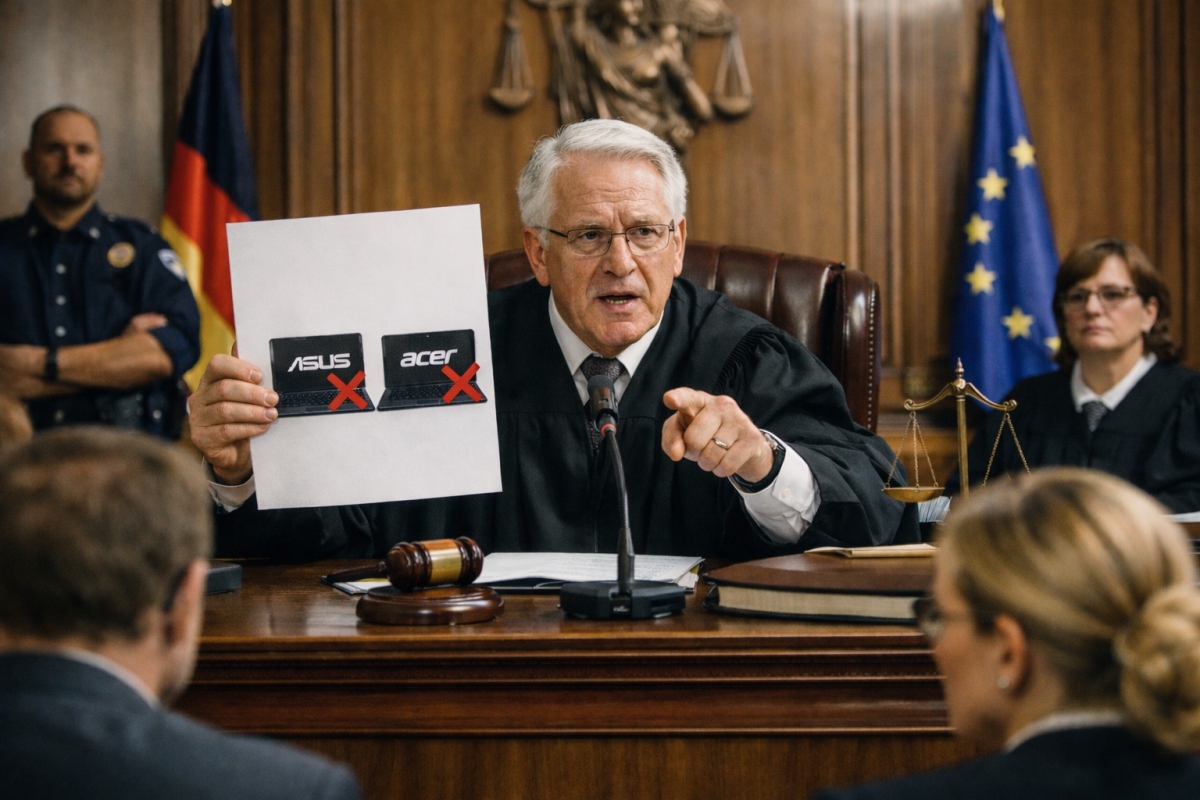 Un tribunal prohibe las ventas de portátiles ASUS y Acer en Alemania, según Nokia no ha licenciado las patentes HEVC/H.265