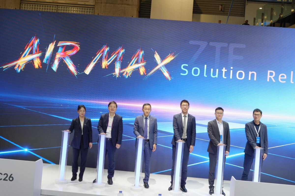 ZTE presenta AIR MAX en el MWC Barcelona 2026 para construir la red móvil óptima para la era de la IA
