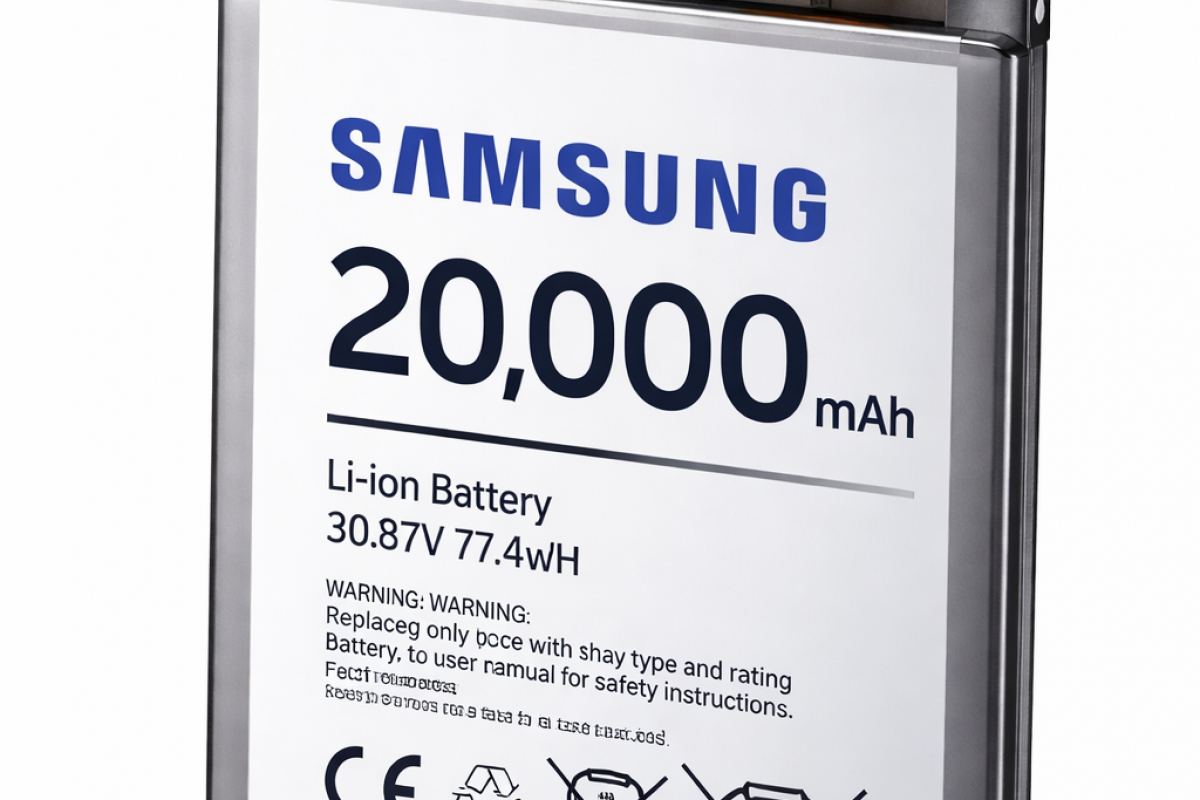 Samsung está trabajando con baterías de hasta 20.000 mAh, triple celda y capaces de resistir 1.500 ciclos de carga