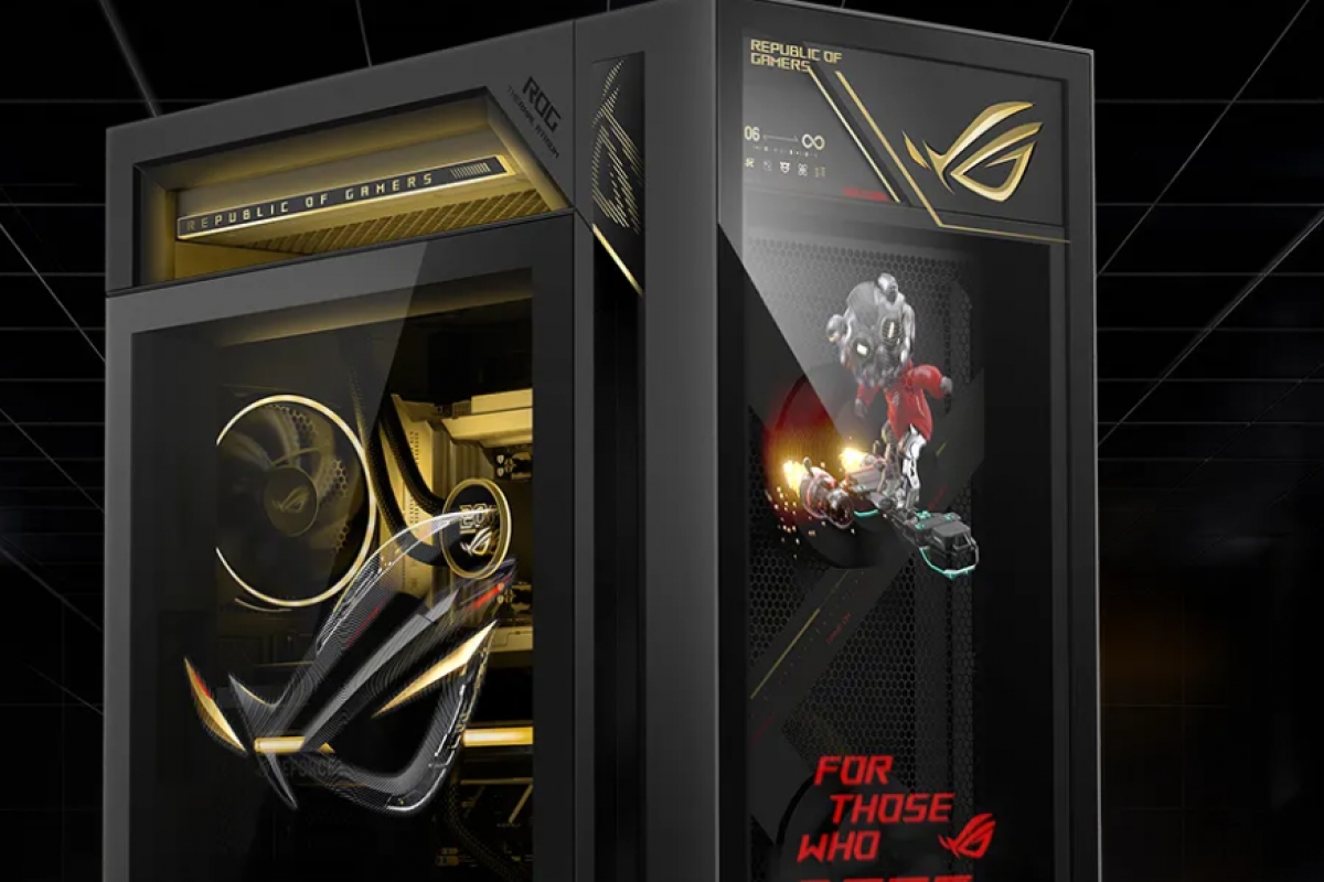 ASUS ROG G1000 Edition 20: así es el sobremesa de 40 kilos con ventiladores holográficos y un Ryzen 9 9950X3D