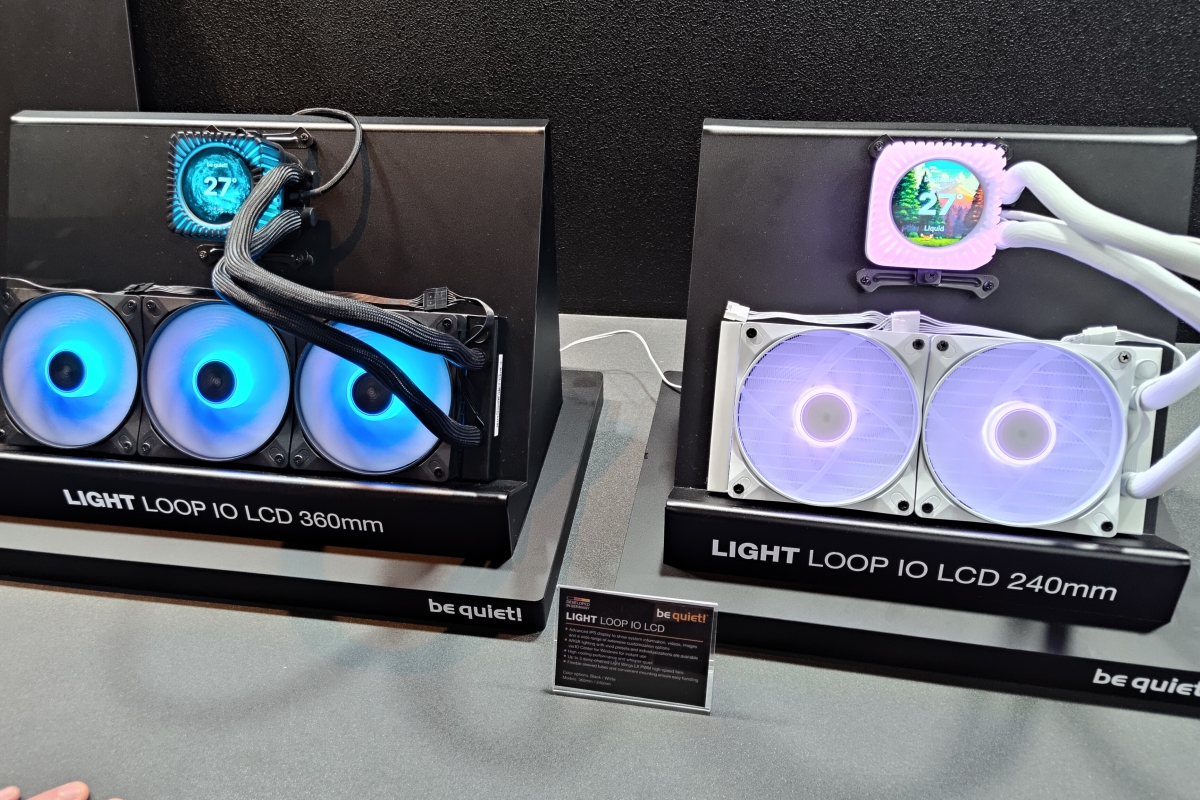 Light Loop IO LCD: be quiet! lleva las pantallas integradas a sus sistemas AIO en el Computex 2026