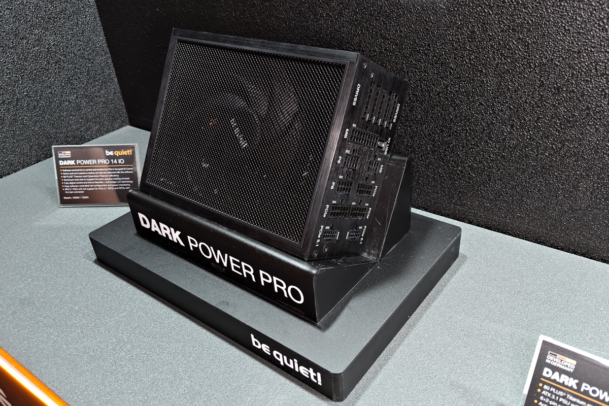 be quiet! presenta la Dark Power Pro 14 IO, su fuente más potente con hasta 1600 W y eficiencia Titanium