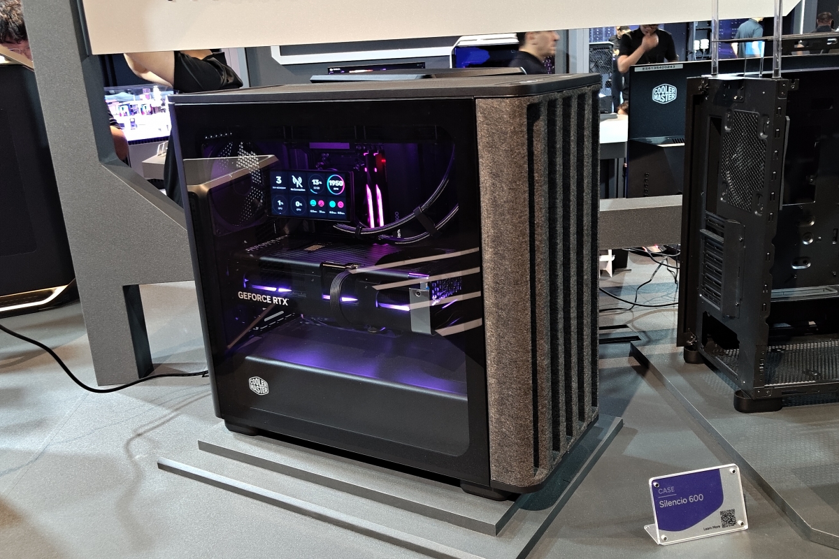 Cooler Master presenta Silencio 600, una caja silenciosa con panel frontal tipo HVAC y dos ventiladores de 180 mm