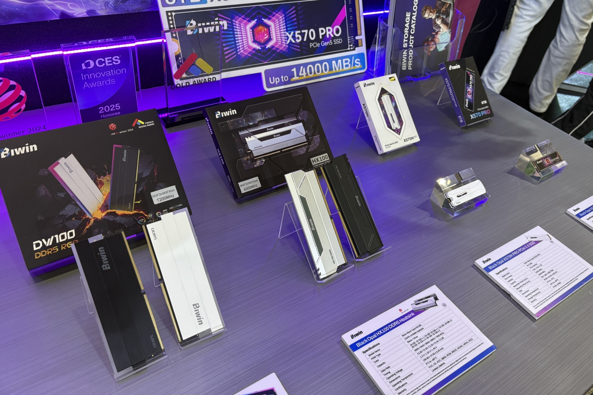 DDR5-6200 CL28 en 256 GB y kits de 192 GB: así es la memoria más ambiciosa de Biwin con Origin Code 4R CUDIMM y Black Opal DW100
