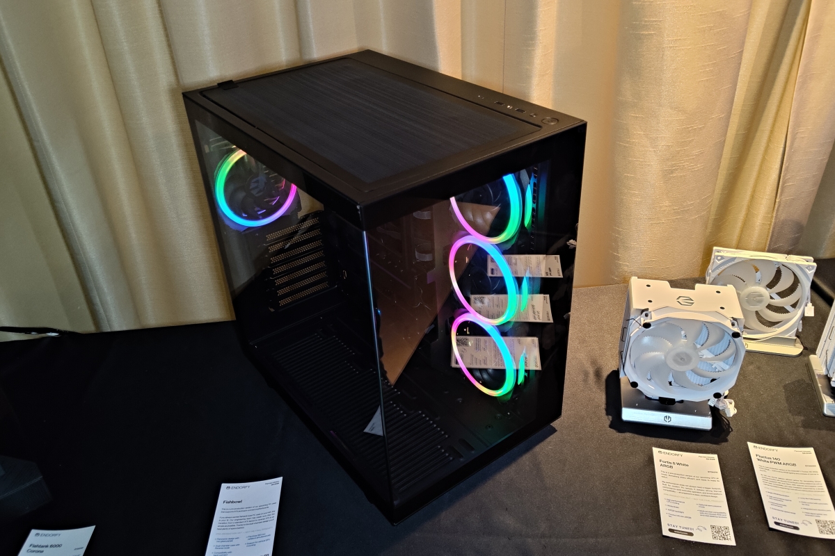Así son las cajas Signum 400 y Fishbowl de Endorfy con soporte para hasta tres radiadores de 360 mm y placas back-connect