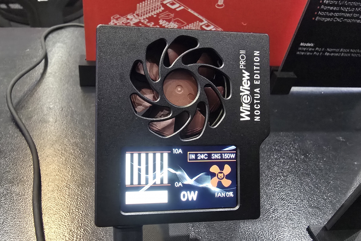 Thermal Grizzly añade al WireView Pro II un diminuto ventilador Noctua