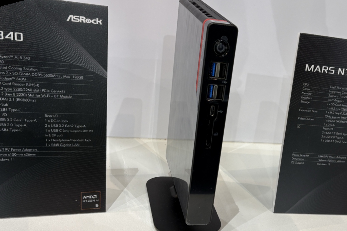 El ASRock MARS 340 es el mini PC con Ryzen AI 5 340 y NPU de 50 TOPS que cabe en menos de un litro y funciona con Linux gaming