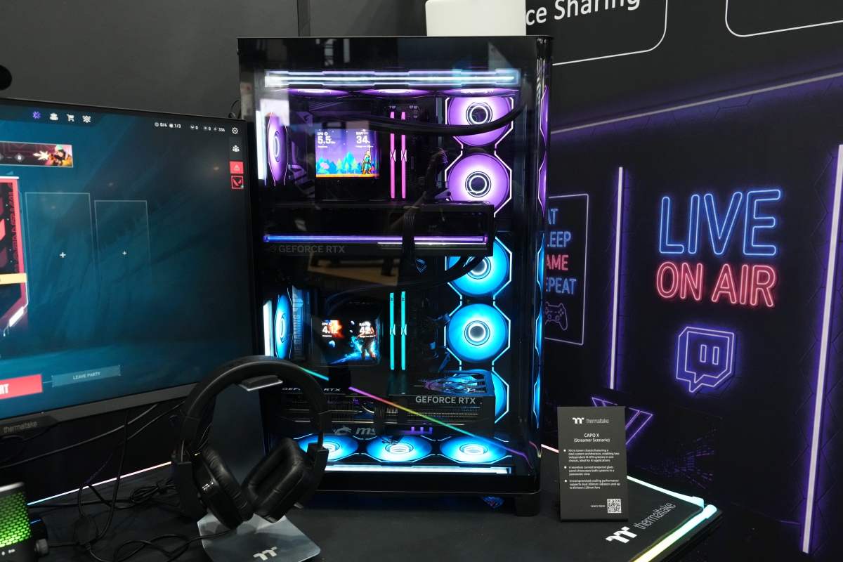 Thermaltake lanza CAPO X, una caja que permite tener dos ordenadores independientes en el espacio de uno solo