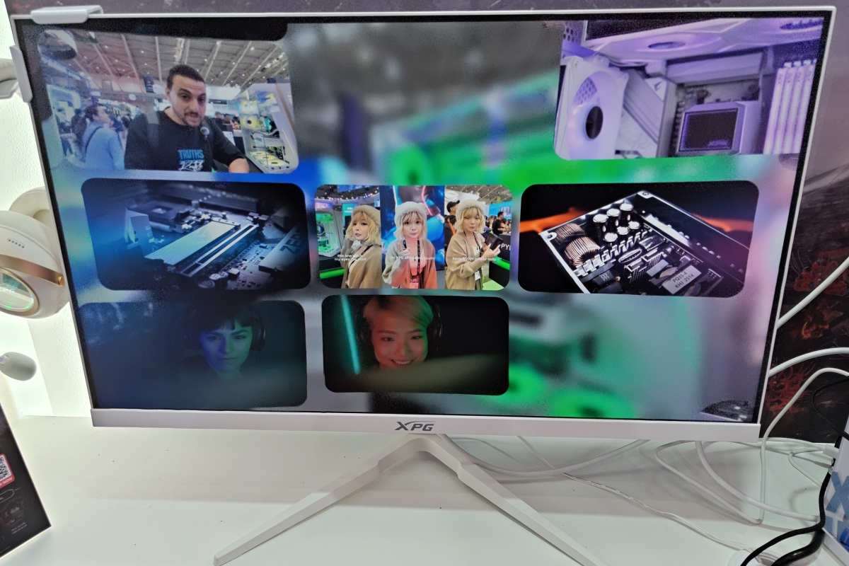 XPG APERTURE A27F4, el monitor blanco de 27 pulgadas con 240Hz y Full HD que XPG presenta en el Computex 2026