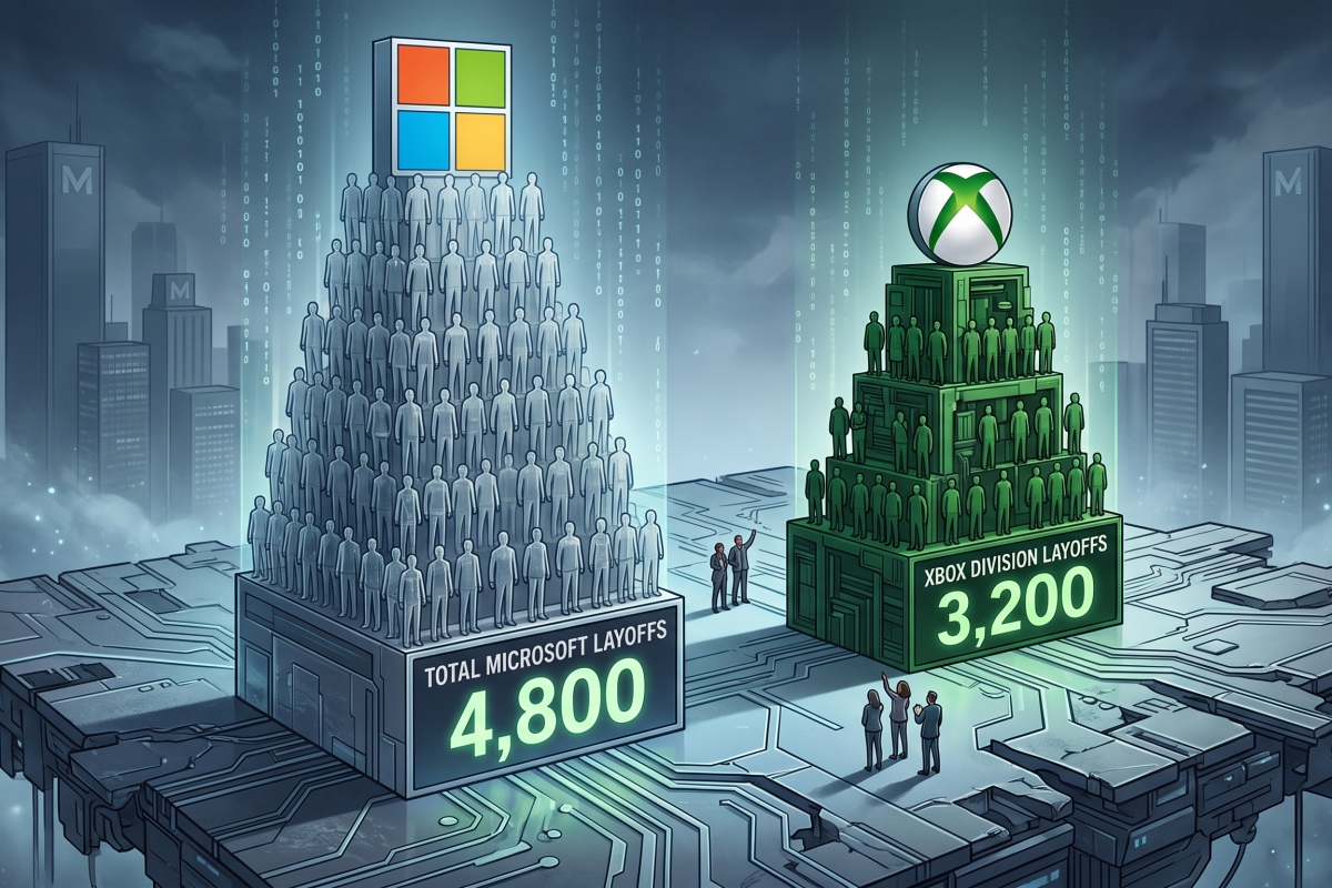 Microsoft amplía los despidos hasta los 4.800 trabajadores, con Xbox como la división más afectada